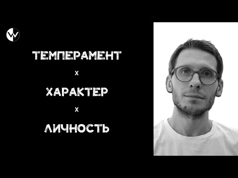 Видео: Темперамент x Характер x Личность