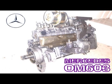 Видео: Насос Mercedes OM603 Bosch M-Top оснащен более крупными насосными элементами.