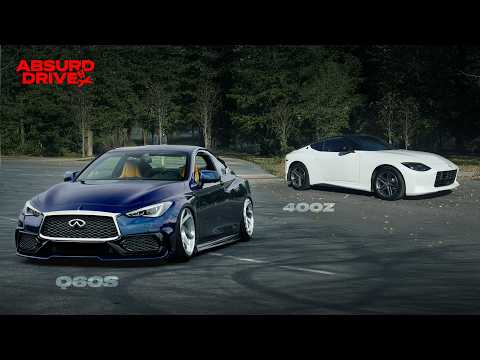 Видео: Зачем платить больше? Infiniti Q60S vs. Nissan 400Z