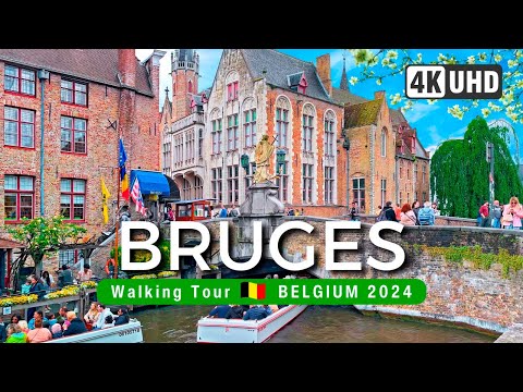 Видео: Пешеходная экскурсия по БРЮГГЕ 4K 🧇 БЕЛЬГИЯ 2024 🇧🇪