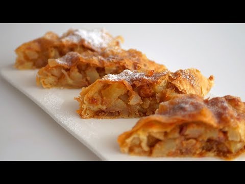 Видео: Венский штрудель с яблоками