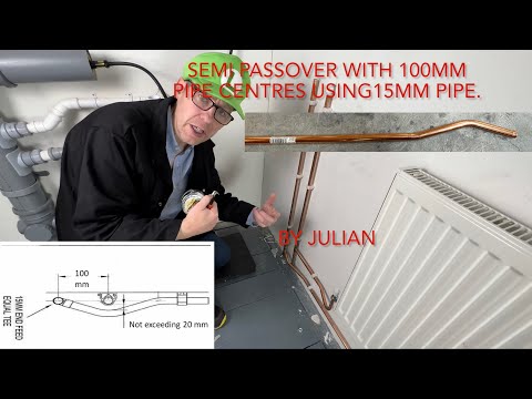 Видео: Гибка медной трубы - полупроходная протяжка с межцентровым расстоянием 100 мм