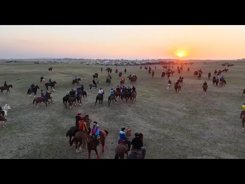 Видео: КӨКПАР Ғалымжан Ақылов Қалеке шабандозды еске алуы ескерткіштің ашылуына көкпар тойы 10.11.2024