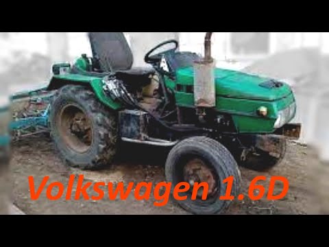 Видео: #самодельный_трактор 🚜 с дизелем Фольксваген Обзор и устройство
