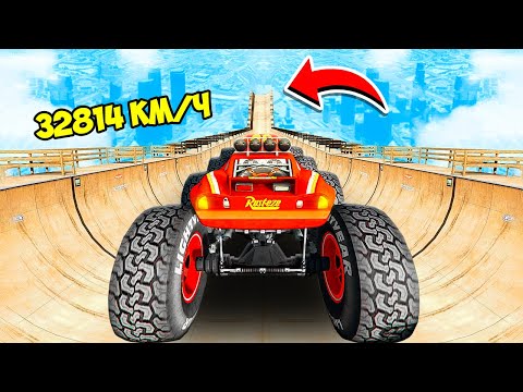 Видео: СПУСК БЕЗ ТОРМОЗОВ НА МОНСТР ТРАК МОЛНИЯ МАКВИН В ГТА 5! ЭКСПЕРИМЕНТ В GTA 5!