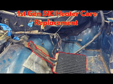 Видео: Замена радиатора отопителя S10 1-го поколения — обновление сборки V8 Swap S10