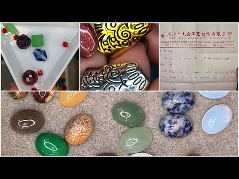 Видео: ALIEXPRESS🛒 Микс кабошонов из камней, шаблоны для бус и браслетов, фурнитура и др.
