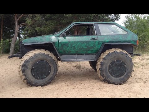 Видео: Самодельный вездеход ВАЗ-2108 4х4 на вояках от @olegburkovskiy35