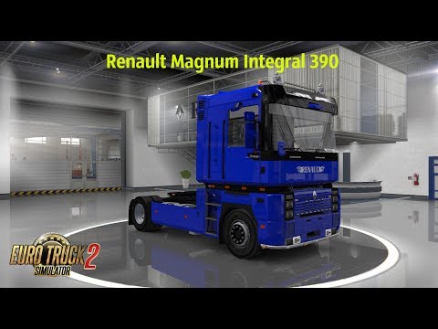 Видео: Euro Truck Simulator 2 Обзор мода (Renault Magnum Integral 390)