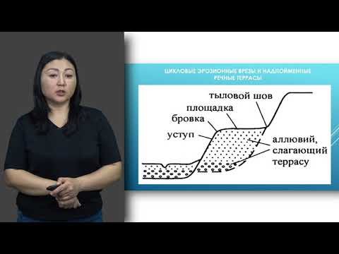 Видео: Матайбаева И.  лекция № 5  "Геологическая деятельность поверхностных текучих вод"