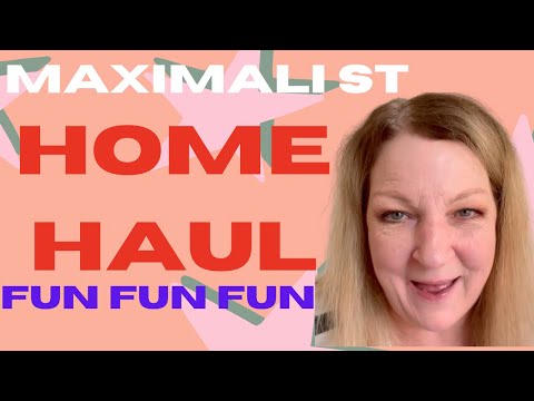 Видео: Товары для дома Maximalist Home Haul: цвета и яркие цвета