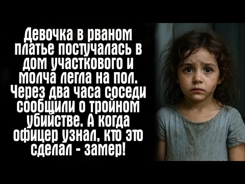 Видео: Девочка в рваном платье постучалась в дом участкового и молча легла на пол. Через два часа...