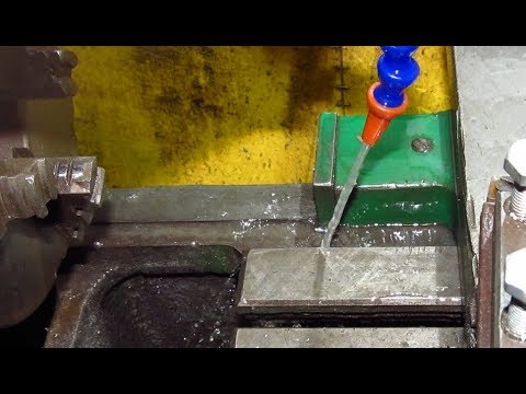 Видео: Самодельная система подачи СОЖ к станку 16У03П и проточка сверла под цилиндрический хвостовик