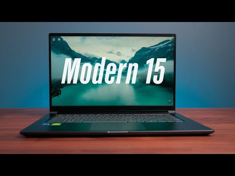 Видео: MSI Modern 15 — мощный ультрабук для работы и учёбы