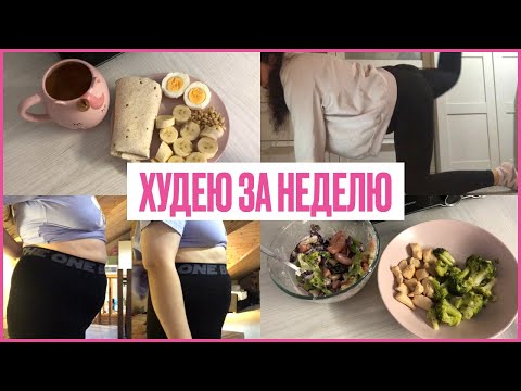 Видео: ХУДЕЮ ЗА НЕДЕЛЮ | Питание, дефицит калорий, спорт