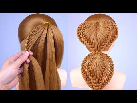 Видео: Урок красивых и необычных причесок | Простые прически | Стильные прически для девочек