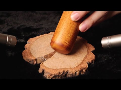 Видео: АСМР триггеры с использованием дерева для расслабления. 1 час🌳 Natural Wood Sounds!