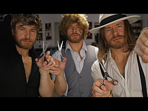 Видео: Грубая, Милейшая, Скоростная Тройная Стрижка ✂️ASMR✂️