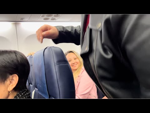 Видео: Перелет Алматы-Хайнань/ Скандал в самолете!/