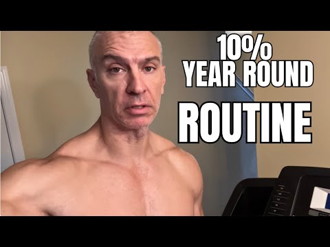 Видео: 10% жира круглый год | Ежедневная рутина | Кардио | Тренировки