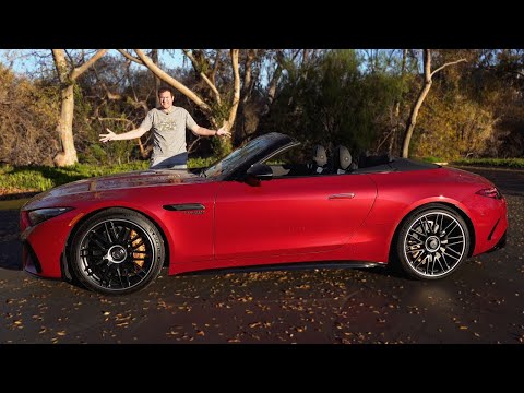 Видео: Mercedes-AMG SL63 2023 года, это полностью переосмысленный SL