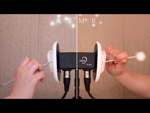 Видео: [Без разговоров] 3dio Чистка ушей для сна. Чистите уши по одному l Ear Cleaning For Your Sleep l 귀청소