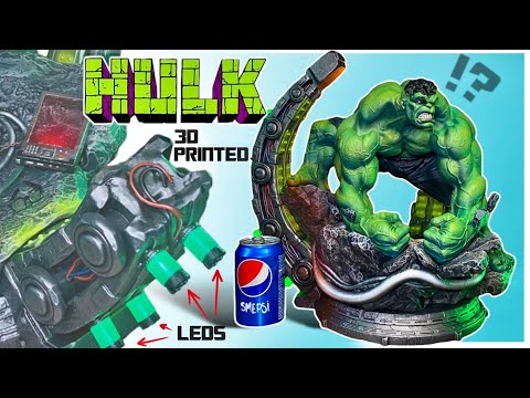 Видео: Как я нарисовал 3D-принт невероятного Халка