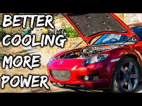 Видео: Лучшие способы охлаждения для снижения нагрева двигателя Mazda RX8
