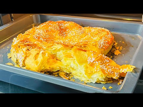 Видео: Рванный пирог из теста на кефире Это безумно вкусно Можно готовить и без начинки В магазине не купит