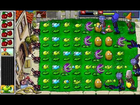 Видео: PVZ 1 adventure 2 level 10 прохождение