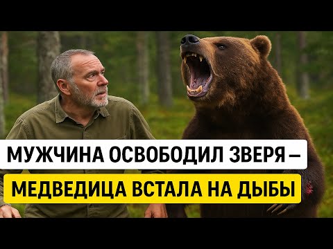 Видео: Он спас медведицу из капкана… Но то, что она сделала СЛЕДОМ — поразило всех!