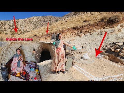 Видео: Жизнь в пещере зимой: идея уютного дизайна коттеджа от беременной мамы