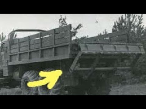 Видео: В СССР грузовики могли закапываться в землю самостоятельно. Вот как это делалось