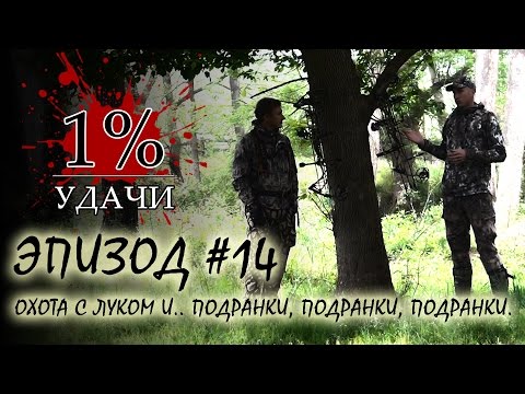 Видео: 1% УДАЧИ. Эпизод 014: Охота с луком и.. подранки, подранки, подранки.