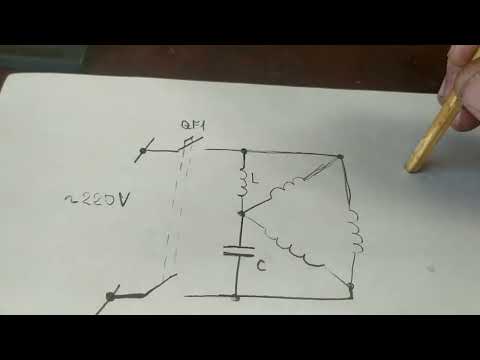 Видео: Запуск электродвигателя без потерь в сети 220 Вольт .