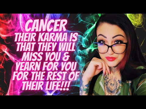 Видео: РАК | Их карма такова, что они будут скучать по тебе и тосковать по тебе всю оставшуюся жизнь!!!