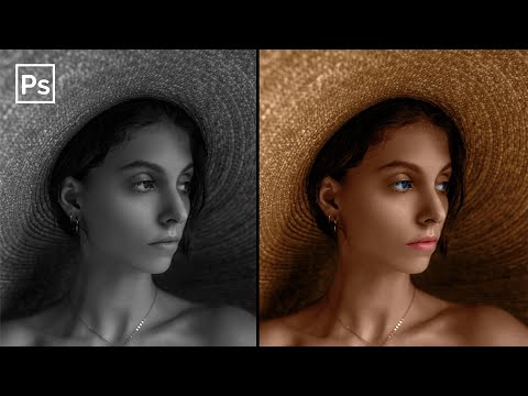 Видео: КАК СДЕЛАТЬ ЧЕРНО-БЕЛОЕ ФОТО ЦВЕТНЫМ В ФОТОШОП