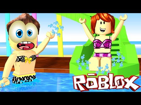 Видео: ГИГАНТСКИХ ГОРКИ в ROBLOX Катаемся на горках АКВАПАРК в Роблокс в огромном бассейне от SPTV