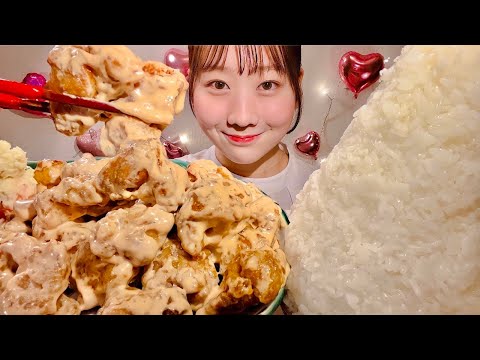 Видео: ASMR куриный майонез【русские субтитры】【Mukbang/ Eating Sounds】