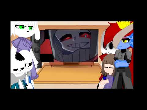 Видео: реакция horrortale (+классик) на Murder time trio (meme)