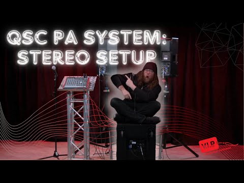 Видео: Как настроить стереосистему QSC K12.2 PA с сабвуфером