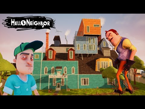 Видео: Привет Сосед!!!СТЕПАНЫЧ что-то скрывает игра Hello Neighbor