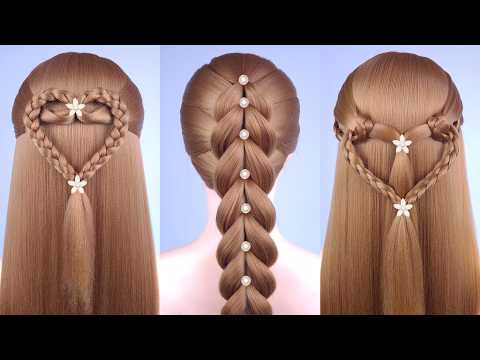 Видео: Урок по красивым и простым прическам | Потрясающие новые прически для девочек | Hair Style Girl