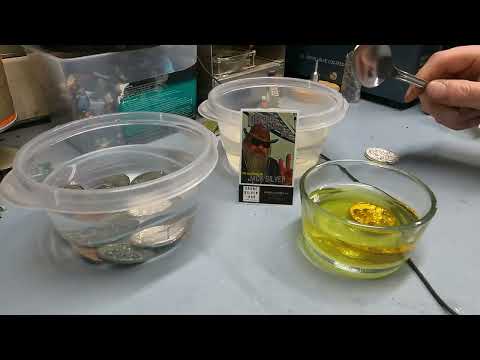 Видео: Тонирование серебряными литьями (искусство серебра) #scorpionmetals #тонирование #серебро