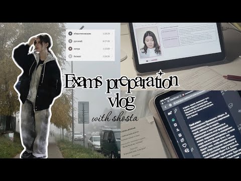 Видео: RUSSIAN STUDENT IN 11th GRADE || готовлюсь к ЕГЭ, хожу в школу и вайбую 