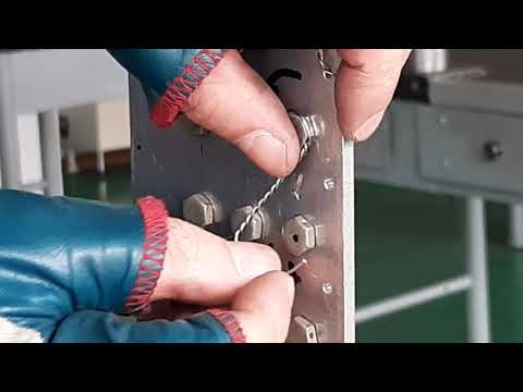 Видео: 48. Выполнение контровки болтов.