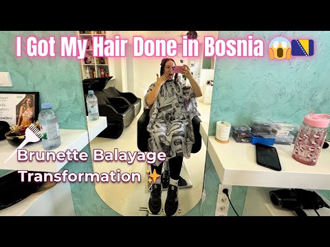 Видео: Я что, испортила причёску в Боснии?! 🫣 Балаяж удался?!
