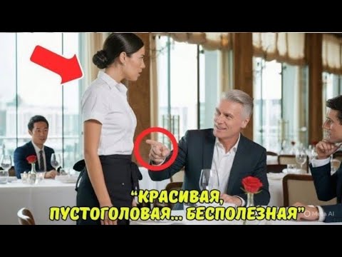 Видео: Миллиардер ОСКОРБИЛ официантку на немецком, НО её ответ заставил его ЗАМОЛЧАТЬ