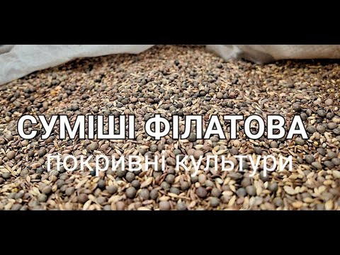 Видео: ПРОФЕСІЙНІ СУМІШІ ФІЛАТОВА (покривні культури)