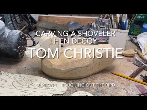 Видео: Вырезание чучела широконоски. Занятие 1 — Набросок птицы